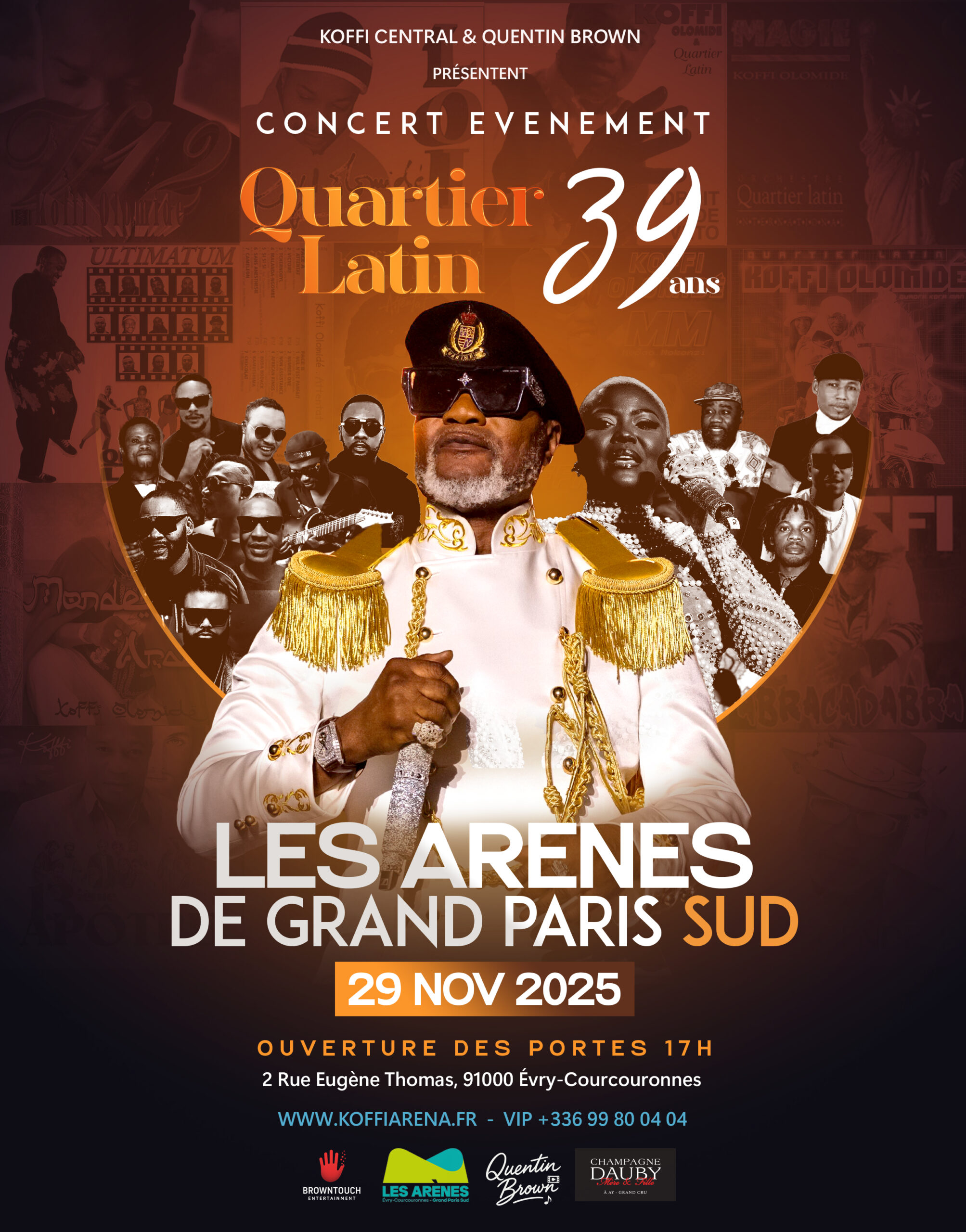 Koffi Olomide - 39 ans du Quartier Latin - Les Arènes de Grand